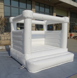 8x8 Luxe Mini White Bounce House