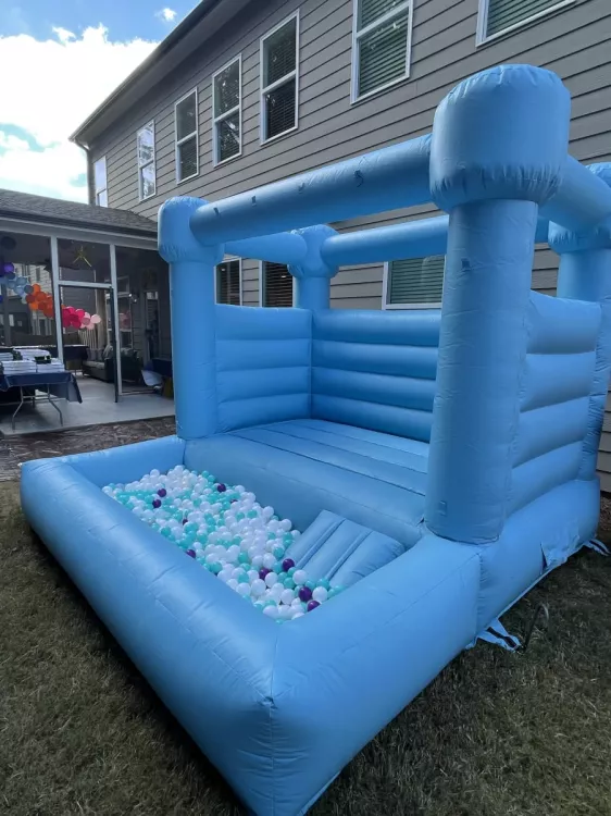 10x10 Luxe Blue Ball Pit Bounce