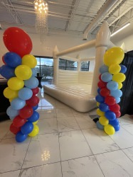 13x13 Luxe White Bounce House