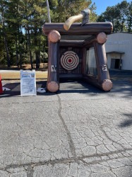 Battle Axe Throwing Inflatable Game